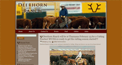 Desktop Screenshot of deerhornranch.com